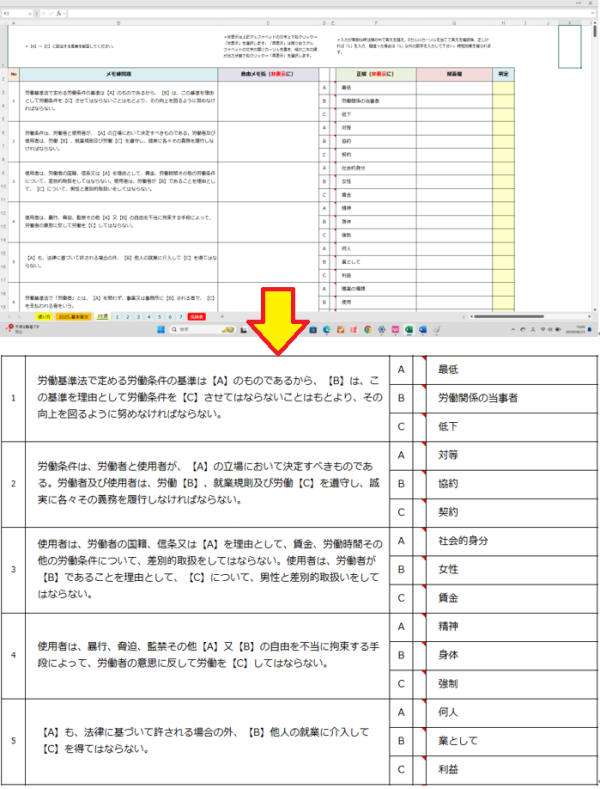 社労士試験/６か月合格/短期記憶/井真井アカデミー